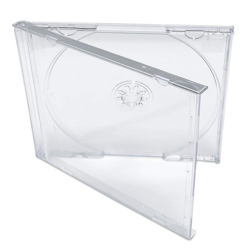KEYIN Standard Clear CD Jewel Case - Premium, 10 Pack - Image 1